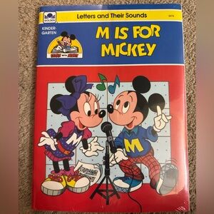 Vintage Disney Learn with Mickey Workbook Set Sealed